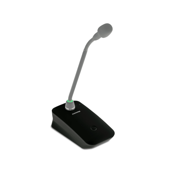 Shure Wireless gooseneck microphone base for ULXD and QLXD. Includes AA Alkaline Batteries H50