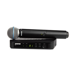 Vocal System with (1) BLX4 Wireless Receiver and (1) Handheld Transmitter with BETA 58 Microphone