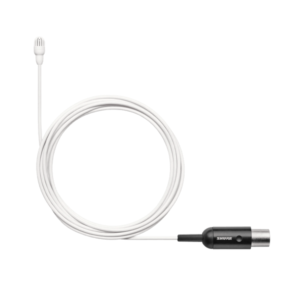 Shure TL46 TwinPlex™ TL46 Subminiature Lavalier Microphone MTQG  White