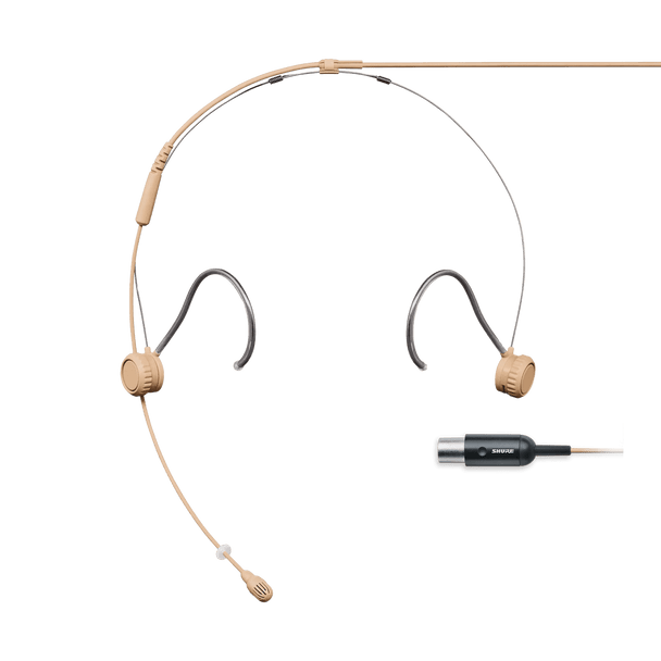 Shure TH53 TwinPlex™ TH53 Subminiature Headset Microphone MTQG Tan
