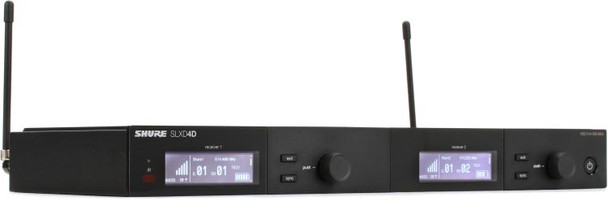 Shure SLXD4D Two-channel Digital Wireless Receiver - H55 Band
