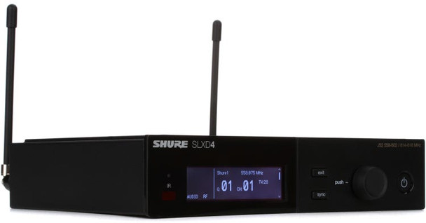 Shure SLXD4 Digital Wireless Receiver - J52 Band