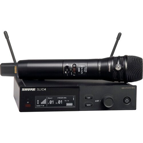 Shure SLXD24/K8B Digital Wireless Handheld Microphone System - J52 Band