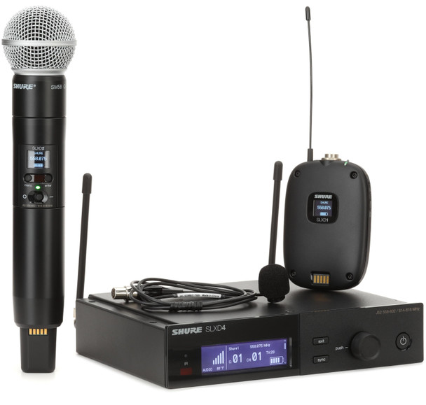 Shure SLXD124/85M Wireless Instrument System – J52 Band