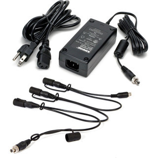 Shure In-Line Power Supply with Locking Four-Connection Distribution Cable