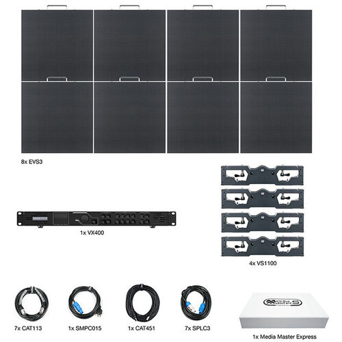 ADJ EVS3-4x2 3.91mm Pixel Pitch LED Panel Video Wall System (6.6 x 3.3')