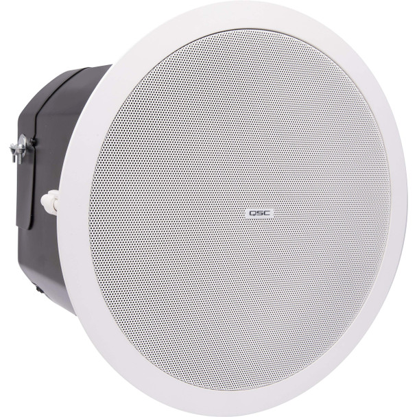 QSC AD‑C305C‑WH White Two‑Way In‑Ceiling Loudspeaker
