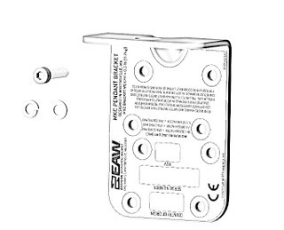 EAW PENDANT KIT MKC50/60 BLACK [2 PER KIT / WP Rated