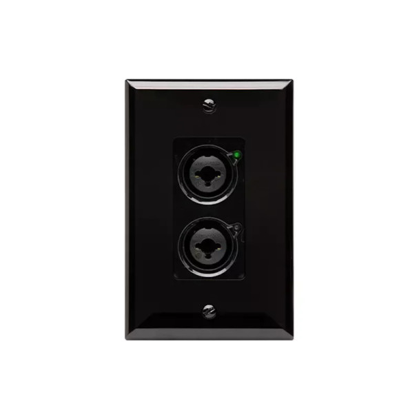 QSC  D2i – Single-Gang Dante/AES67 Wall Plate