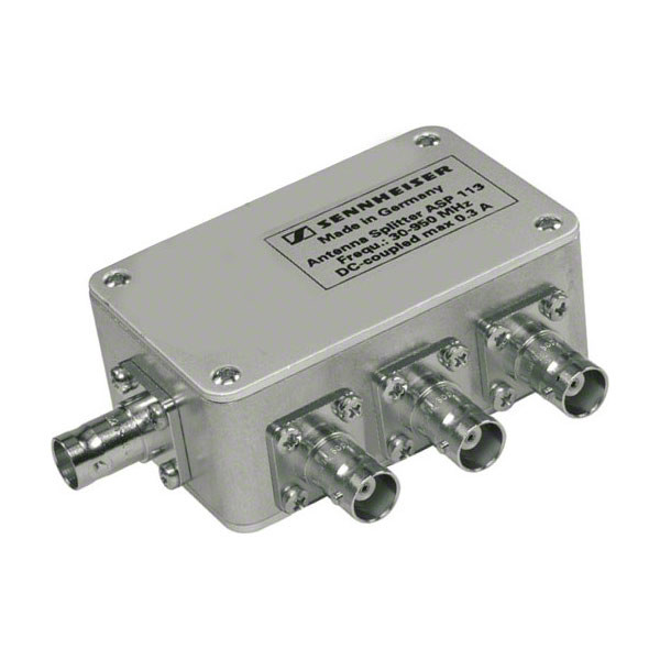 Sennheiser Single three-way antenna splitter, two (2) needed to join three (3) recievers (priced individually). Two (2) required.