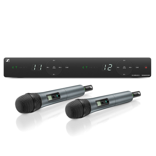 Sennheiser XSW 1-835 Dual Wireless Dual Handheld Microphone System - A Range
