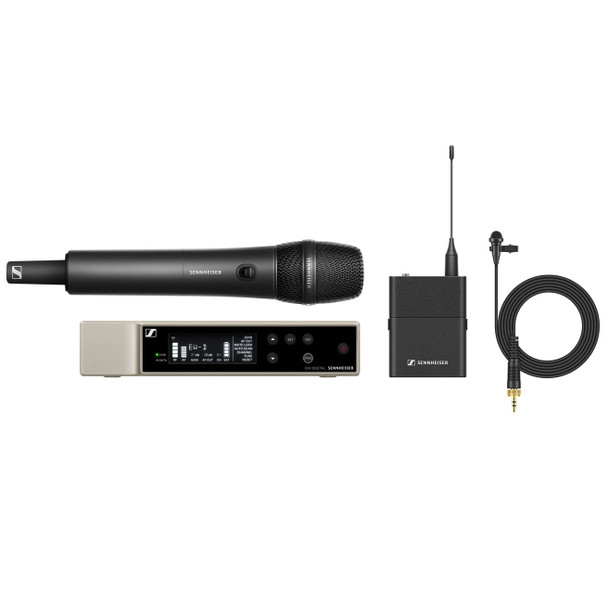Sennheiser EW-D ME2/835-S Combo Wireless Handheld and Lavalier Microphone System - R1-R6