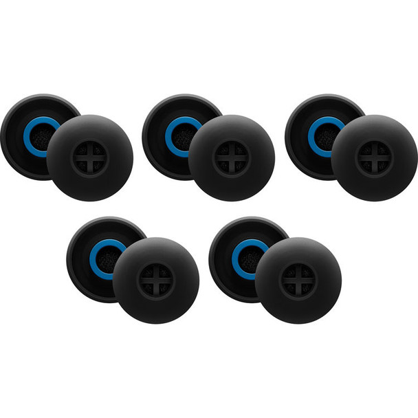 Sennheiser Silicone Ear Adapter “L” 5-Pair Set (507496) Large Silicone Ear Tips for IE 100, IE 400, and IE 500 In-Ear Monitors