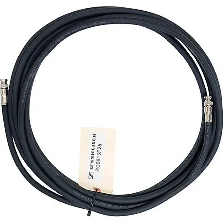 Sennheiser, RG9913F25, Low-Loss Flexible RF Antenna Cable (25 ft) with BNC Connectors