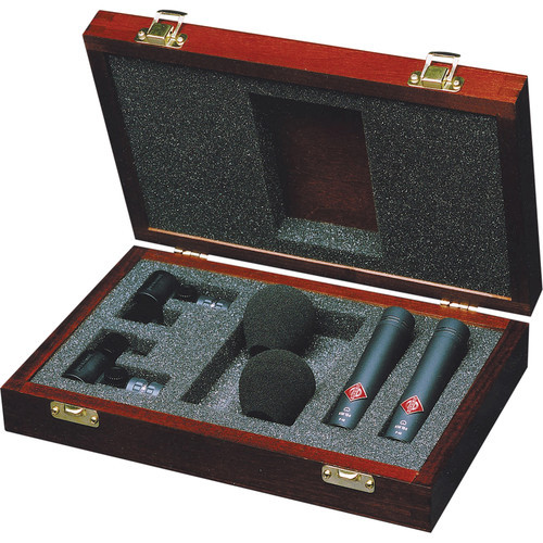 Neumann 008523 Stereo set includes two each: KM 184, SG 21 BK, WNS 100 in one woodbox