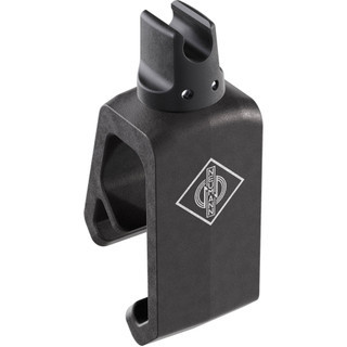 Neumann 008699 Clip to mount the MCM gooseneck on snare, tom, stand tom, timpani . Includes (1) MC 7.