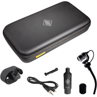 Neumann 008713 Complete set for oboe, clarinet, recorder, bassoon, flute, harp. Includes (1) KK 14, (1) SH 150, (1) KC 1, (1) AC 31, (1) WS 110, (1) MCM 100, (1) MC 5, (1) Soft case.