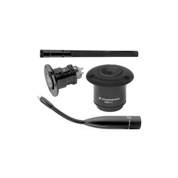 Sennheiser, I15-L Lobar Mini Shotgun Capsule Kit, Includes ME 36 Capsule, MZH 3015 Gooseneck, MZT 30 Flange Mount, and MZS 31 Shock Mount