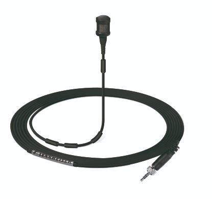 Sennheiser, MKE 1 Black EW Ultra-Miniature Omni Lavalier Microphone, 3.3 mm Capsule, 3.5 mm Locking Connector for Evolution Wireless, No Accessories