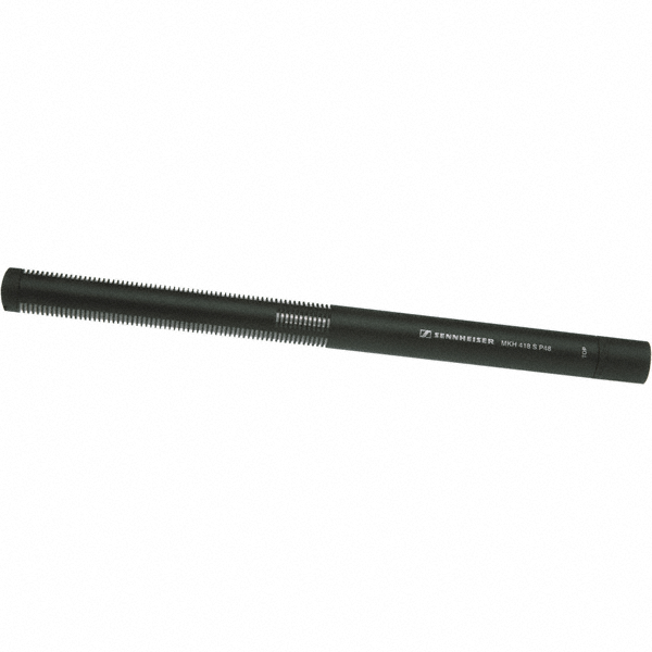 Sennheiser, MKH 418-S RF Microphone, Directional/Bidirectional (M/S), Condenser, 48 V Phantom Power, 5-Pin XLR-M, AC 418-Y Cable Sold Separately, 7.8 oz