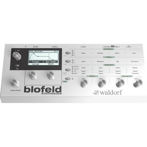 Waldorf Blofeld Desktop White – Virtual Analog Synthesizer
