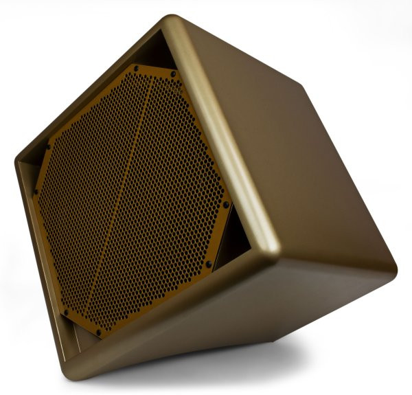 BASSBOSS DiaMon RP Remote Powered Main Speaker Gold Finish for Premium Sound Reinforcement (AMS-BB-DIAMON-RP-EG)