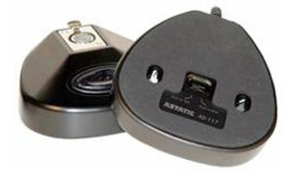CAD Shock Mount Base with Push-To-Talk or Push-To-Mute Switch, "Mic Active" LED in Switch Phantom Required