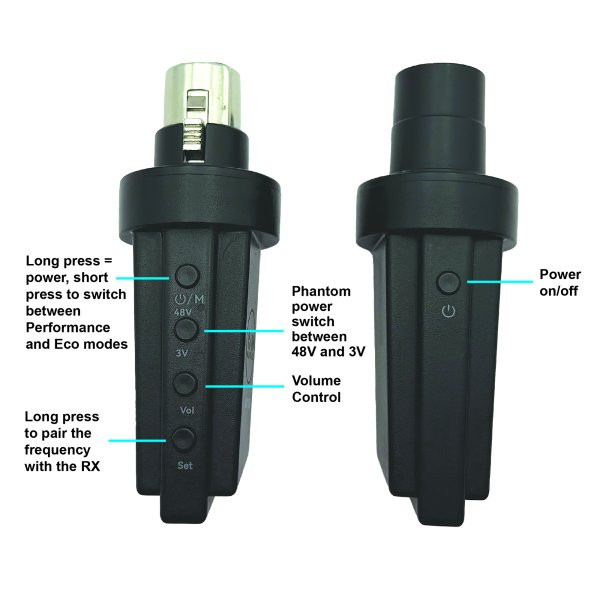 CAD WX100 UHF Wireless XLR Microphone Adapter (AMS-WX100)