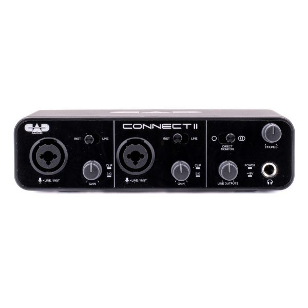 CAD Audio Connect II USB Audio Interface for Recording Streaming and Audio Production (AMS-CX2)