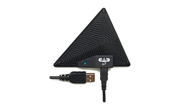 CAD Audio U7 USB Boundary Omnidirectional Condenser Microphone with 10-Foot USB Cable for Conference, Meeting, and Recording Applications (AMS-U7)
