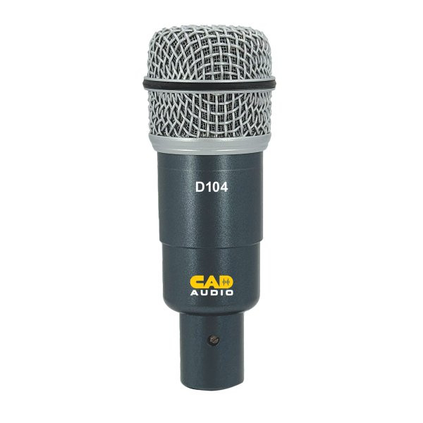 CAD Audio D104 Dynamic Drum and Instrument Microphone for Live Sound and Studio Recording (AMS-D104)