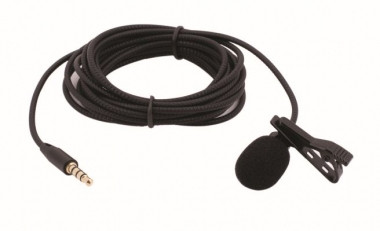CAD 10 ft TRRS Mini Lavalier Microphone with 1/8" Connector (AMS-PM201)