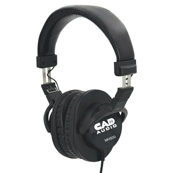 CAD Closed-back Studio Headphones - 50mm Drivers - Black