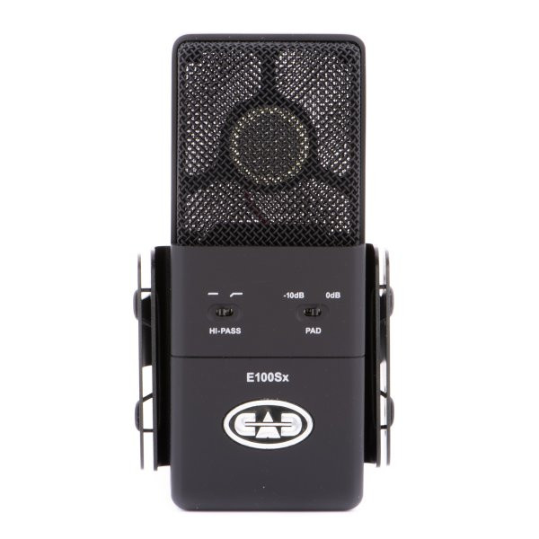 CAD Audio E100SX Large Diaphragm Supercardioid Condenser Microphone for Studio Recording and Broadcast (AMS-E100SX)