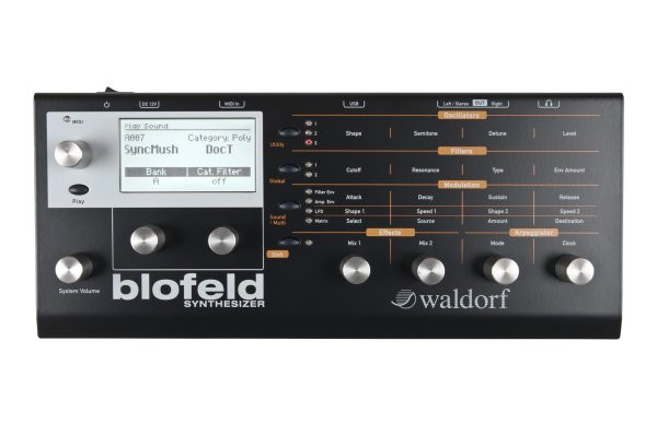 Waldorf Blofeld Desktop Digital Synthesizer, Black