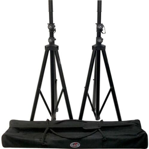 DAS Audio DAS-TRPD-S2 PAK, Tripod Speaker Stand Pack with Zipper Bag - Pair