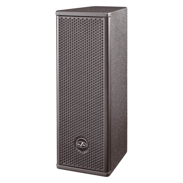 DAS Audio ARTEC-326 Passive 2x6" Two-Way Speaker 200W RMS Wooden Enclosure 90° x 60° Rotatable Horn Black w/ U-Bracket, ARTEC-326