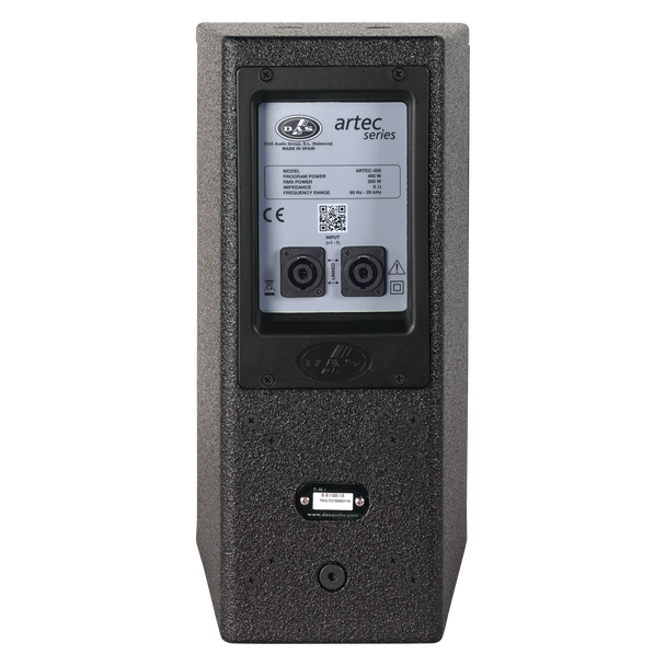 DAS Audio ARTEC-506 Passive 6" Two-Way Speaker 200W RMS Wooden Enclosure 80° x 80° Black, ARTEC-506