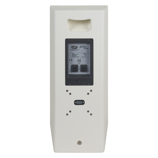 DAS Audio ARTEC-510-W Passive 10" Two-Way Speaker 400W RMS Wooden Enclosure 110° x 50° White, ARTEC-510-W