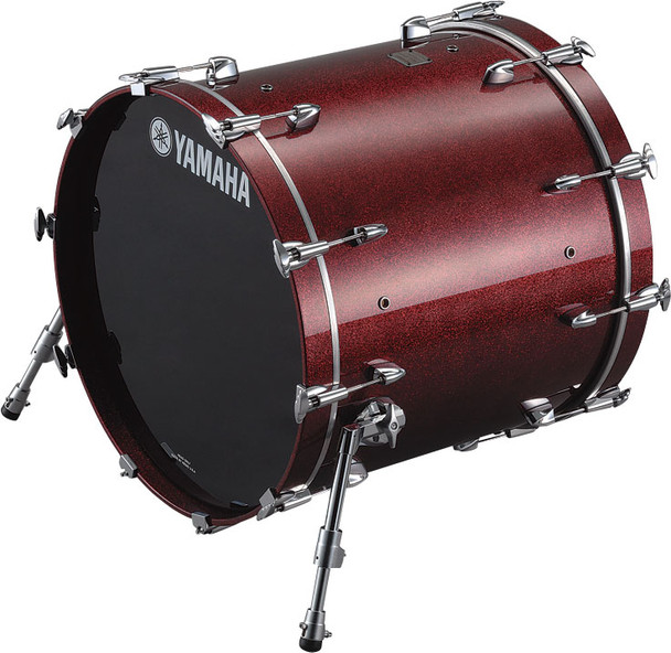 Yamaha AMB2214-RAU Absolute Hybrid Maple 22x14" Bass Drum Red Autumn