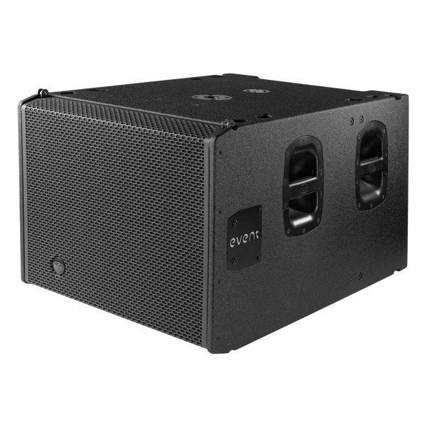 DAS Audio EVENT-118A Powered 18” Flyable/Stackable Front-Loaded Subwoofer, 1000W Cont. / 2000W Peak, EVENT-118A