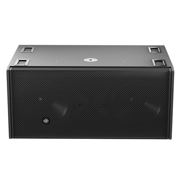 DAS Audio EVENT-S218A Powered 2x18” Ground-Stackable Bass-Reflex Subwoofer, 2250W Cont. / 4500W Peak, Neodymium Woofers, EVENT-S218A