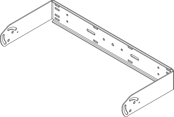 DAS Audio, AXU-WR6415-W U-Bracket Mount, for WR-6415 / WR-151S, White