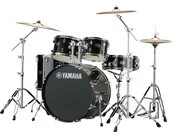 Yamaha RDP2F5 10" and 12" Toms, 16" Floor Tom, 22" Bass Drum, and 5.5" x 14" Snare Drum