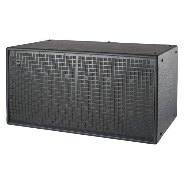 DAS Audio, WR-218S-DX Passive Ground-Stackable Long-Excursion Bass-Reflex Subwoofer, 2 x 18", 2000W RMS, DX, Black