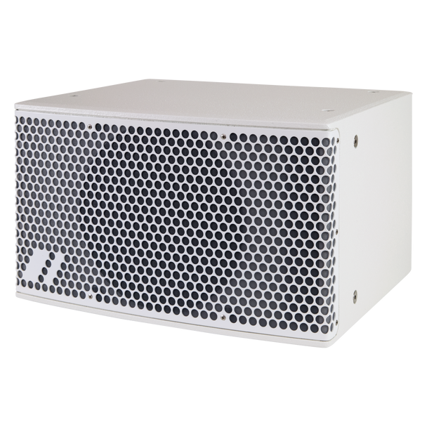 DAS AUDIO, Q-10A Powered 10" Ultra-Compact Bass-Reflex Subwoofer - White, Q-10A-W