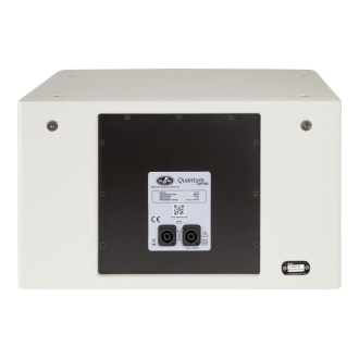 DAS AUDIO, Q-10-W Passive 10" Ultra-Compact Bass-Reflex Subwoofer - White, Q-10-W