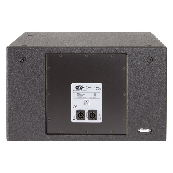 DAS AUDIO, Q-10 Passive 10" Ultra-Compact Bass-Reflex Subwoofer - Black, Q-10