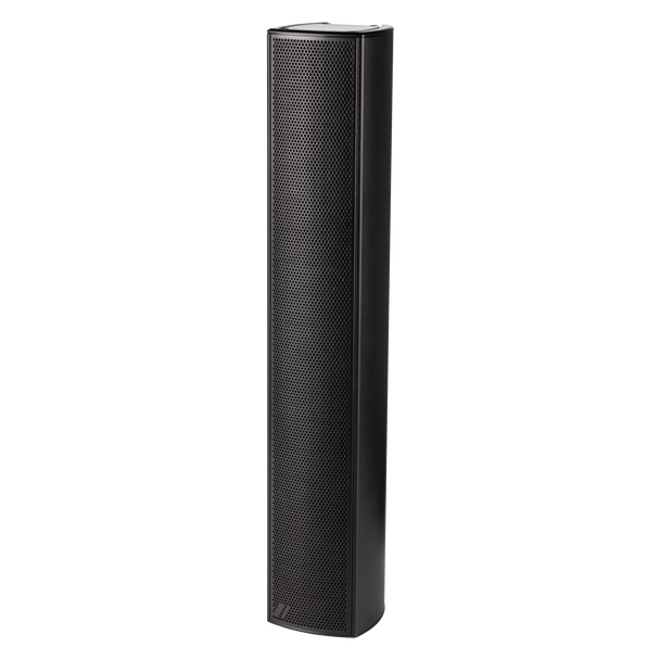 DAS Audio, Q-83-T Passive Two-Way Speaker, 8 x 3ʺ, 160W RMS, 120° x 20°, Aluminum Enclosure, Multi-Tap Transformer 70V/100V, Black