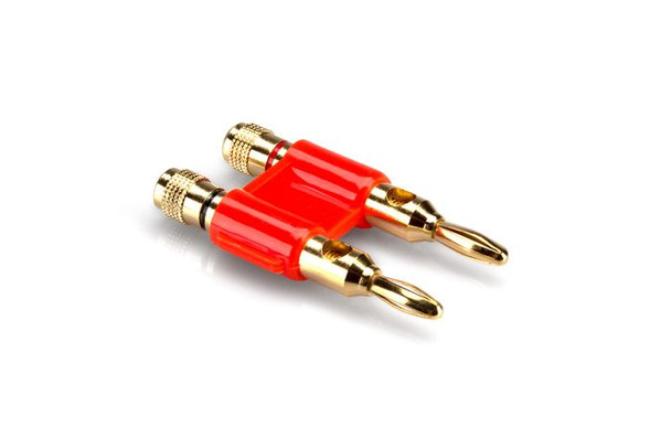 Hosa BNA-260RD Dual Banana Connector - Red